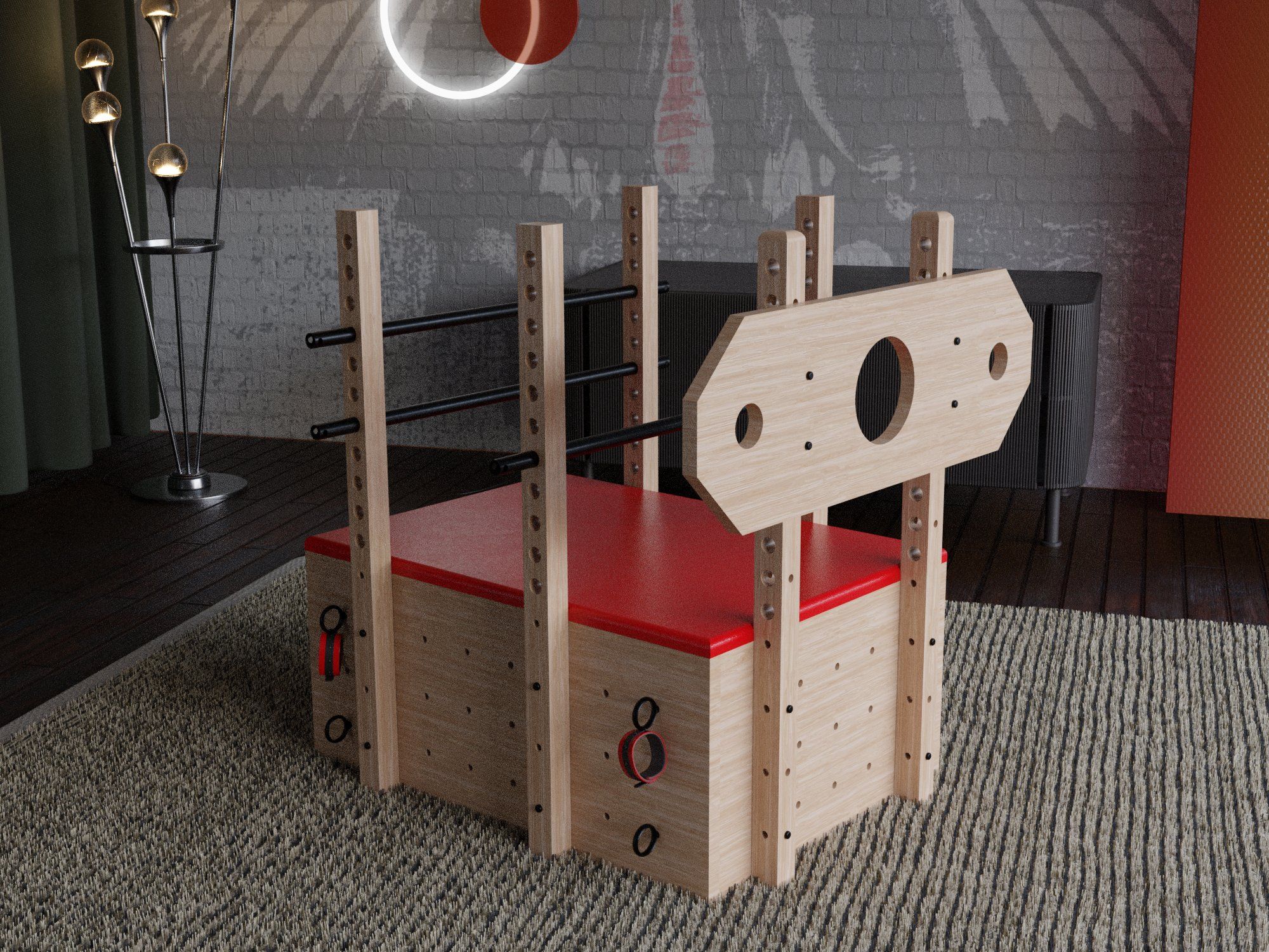 DIY Modular BDSM Chest Plans with Pillory (PDF Download), Liorn