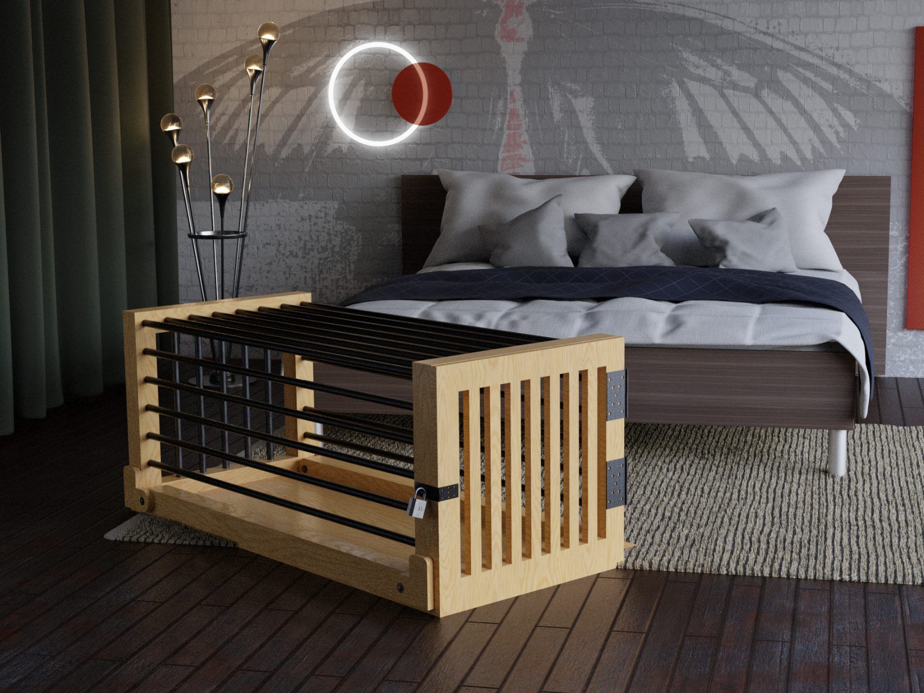 DIY Foldable BDSM Cage Plan: Step-by-Step Guide (Digital Download), Liorn